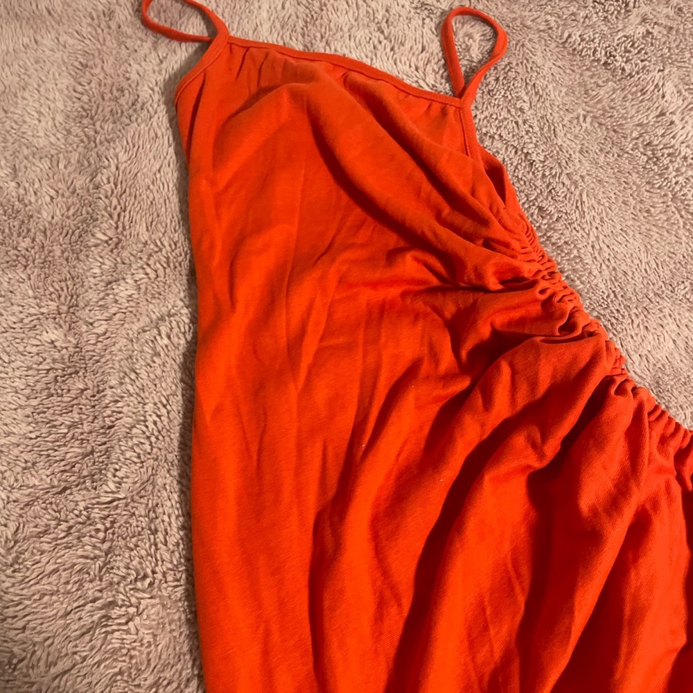 Cute short red/orange dress